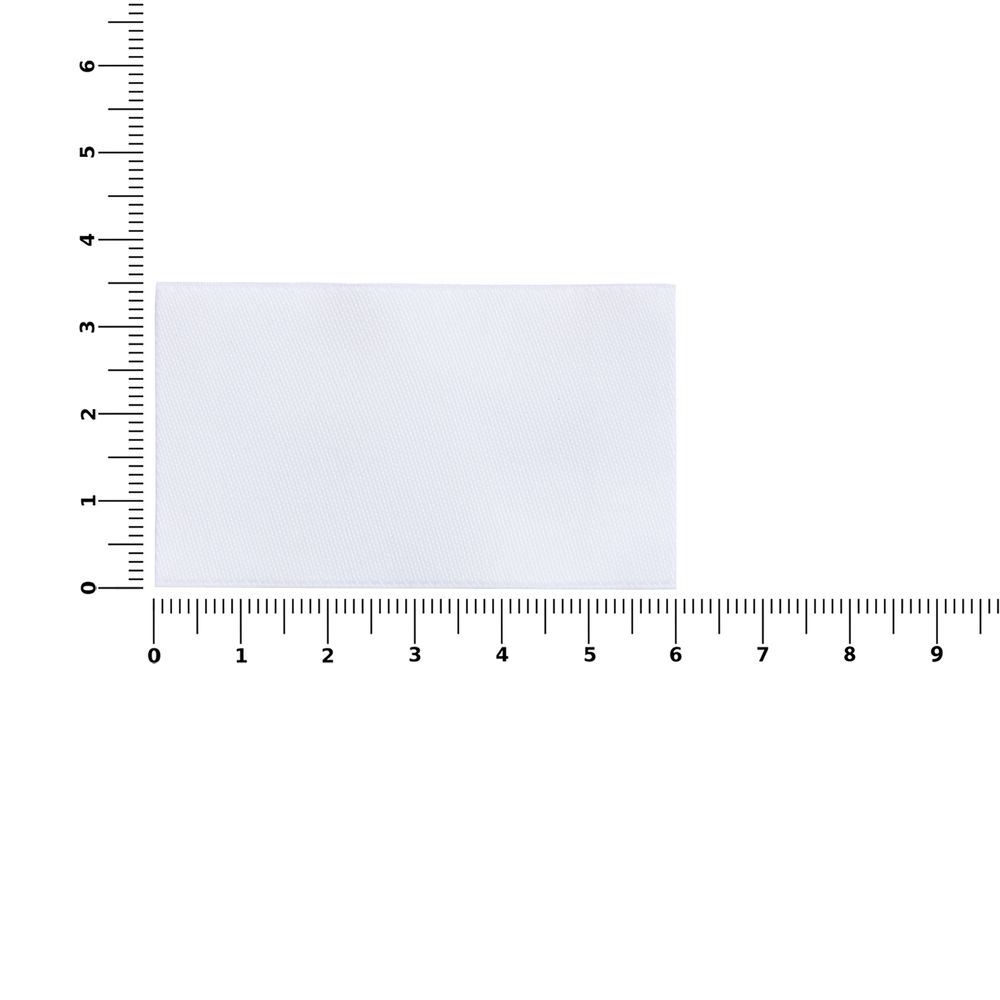 Лейбл тканевый Epsilon, M, белый-3