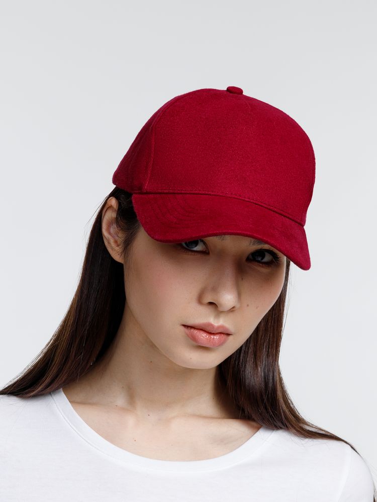 Бейсболка Standard, бордовая-2