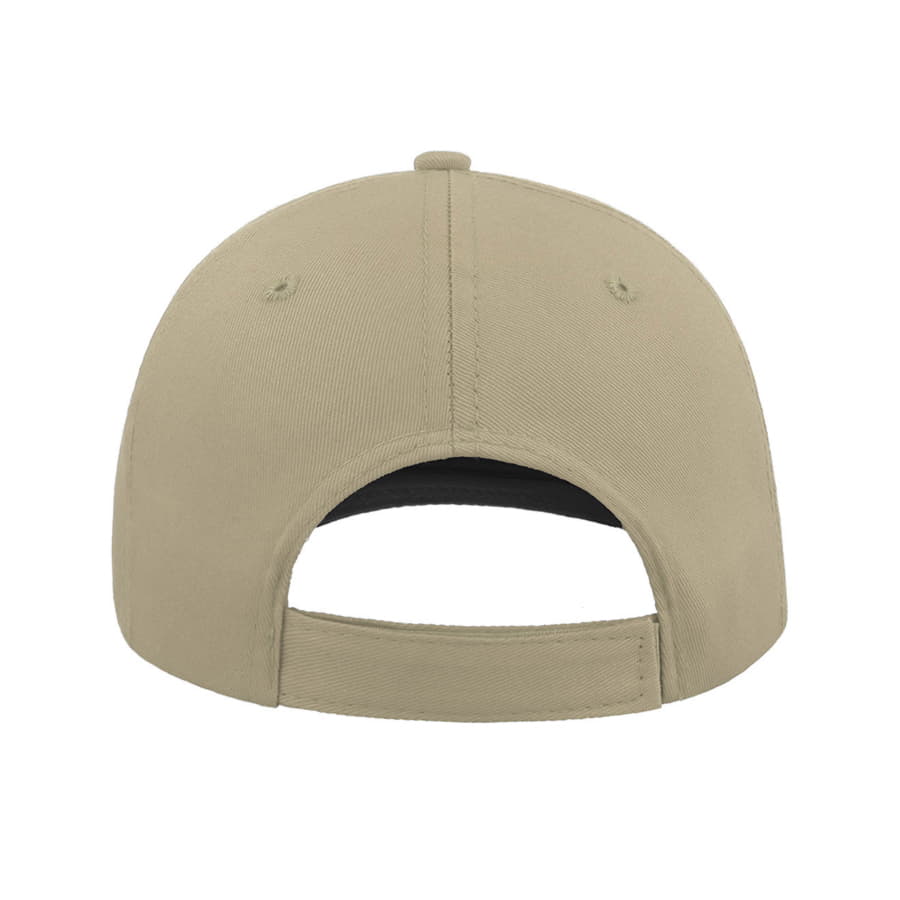 Бейсболка START FIVE SANDWICH, 5 клиньев, застежка на липучке, бежевый, темно-синий-5