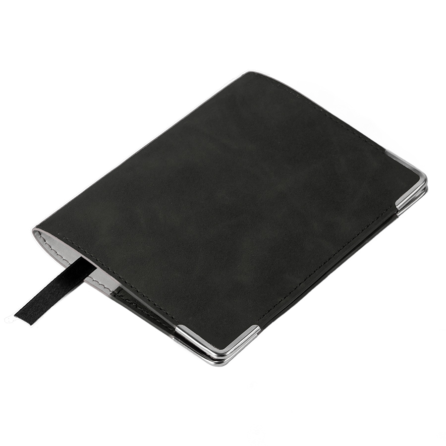 Обложка для паспорта Luma, черная, черный-2