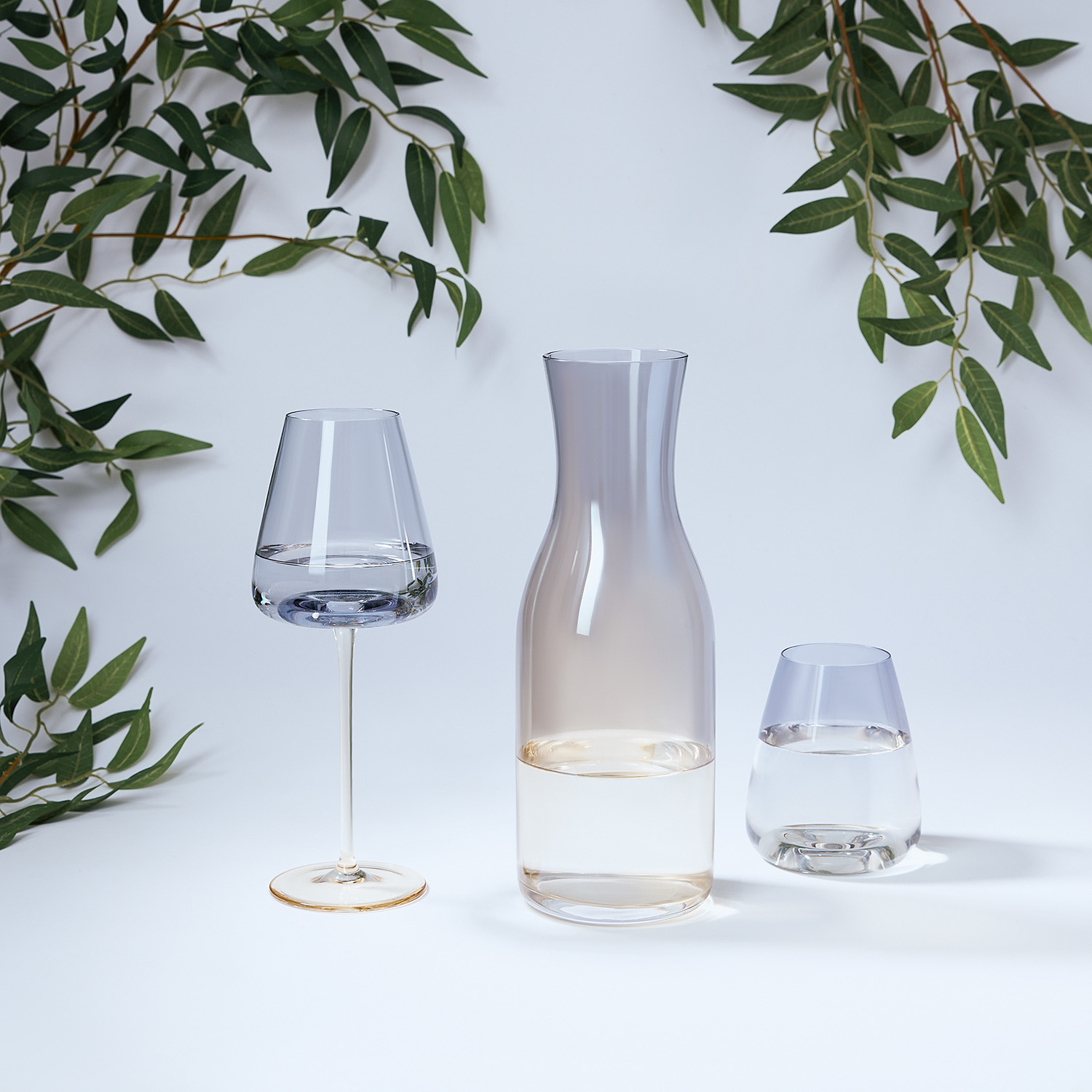 Декантер Ницца (Nizza), градиент дымчато-золотой-4