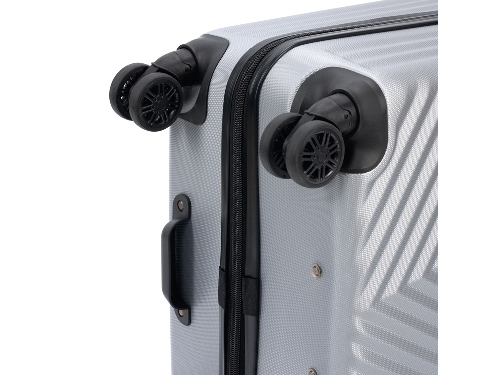 Чемодан TORBER Lama, серебристый, ABS-пластик, 49 х 29,5 х 77 см, 92 л-7
