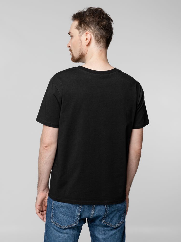 Футболка унисекс Tervu, черная-4