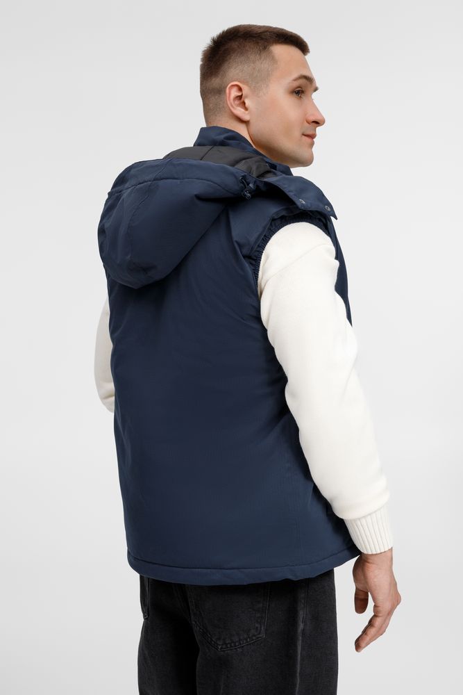 Жилет унисекс Sfera, темно-синий-11