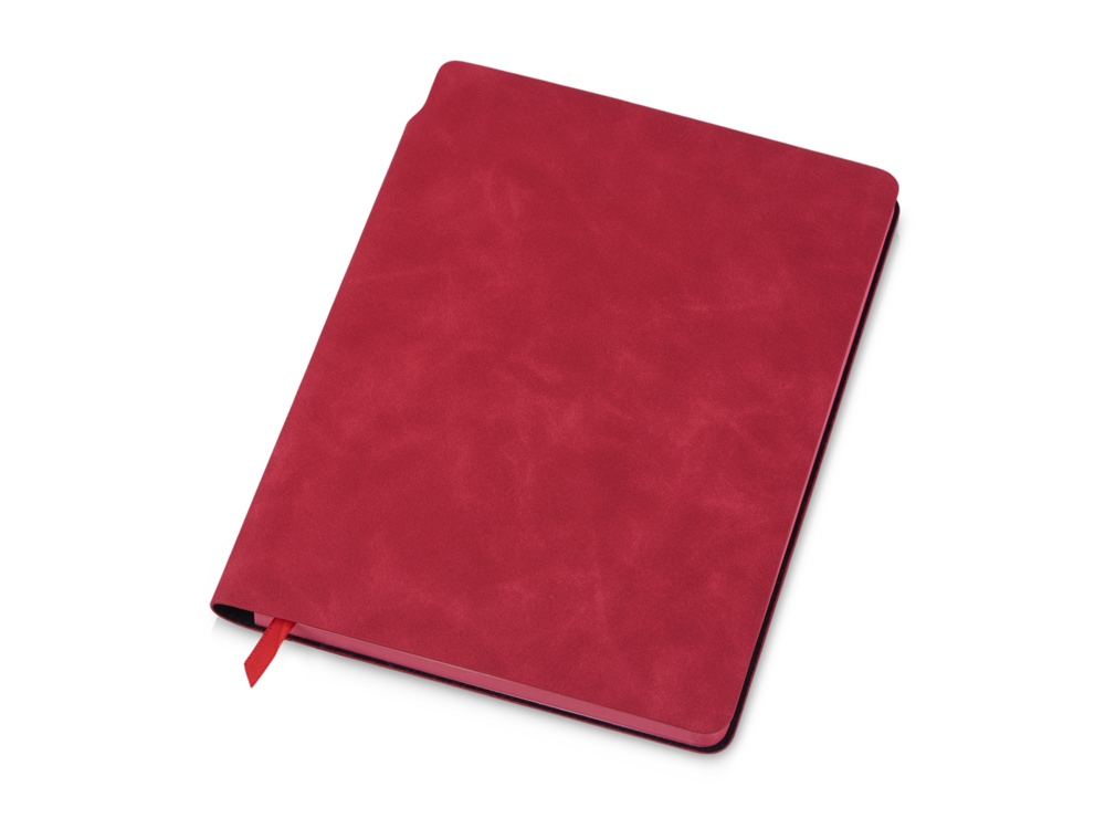 Подарочный набор с термобутылкой, блокнотом, ручкой и чаем, красный-6