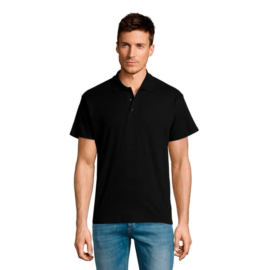 Рубашка поло мужская SUMMER II 170 , черный-3