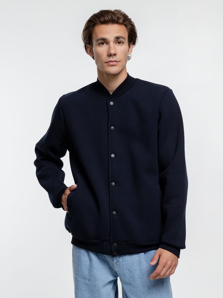 Бомбер Graduate, темно-синий-0