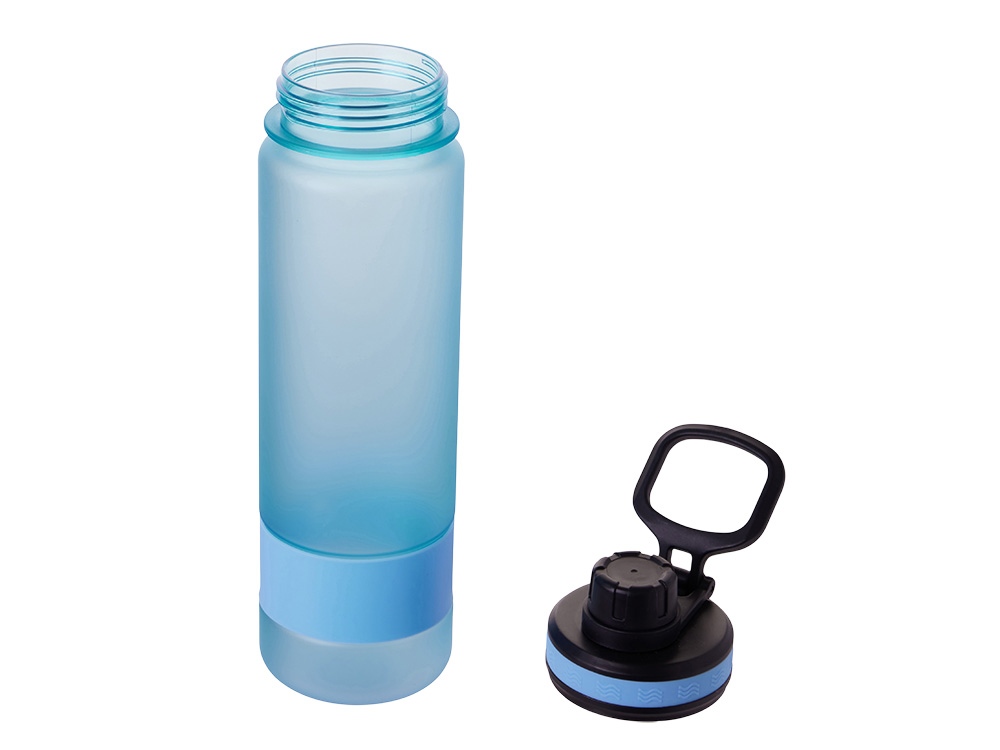 Бутылка Misty с ручкой, 850 мл, голубой-6