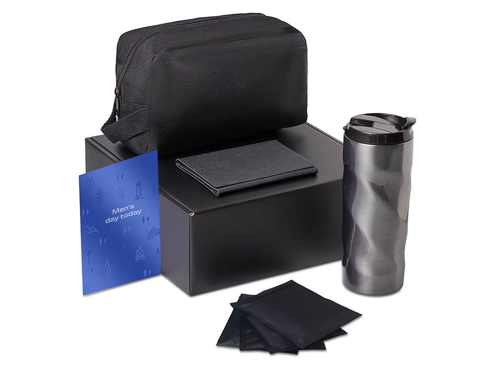 Подарочный набор Re:m. Road  с термокружкой, косметичкой и обложкой для паспорта-1