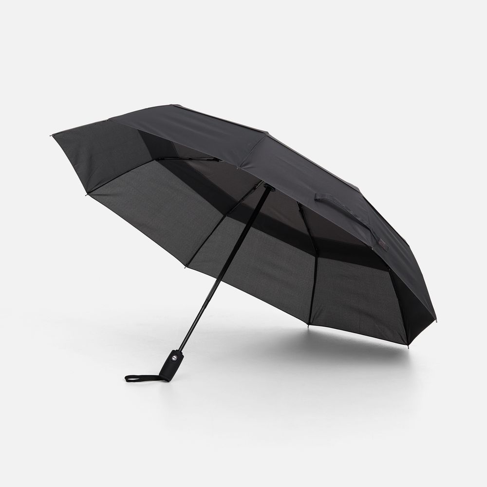 Складной зонт Dome Double с двойным куполом, серый-0