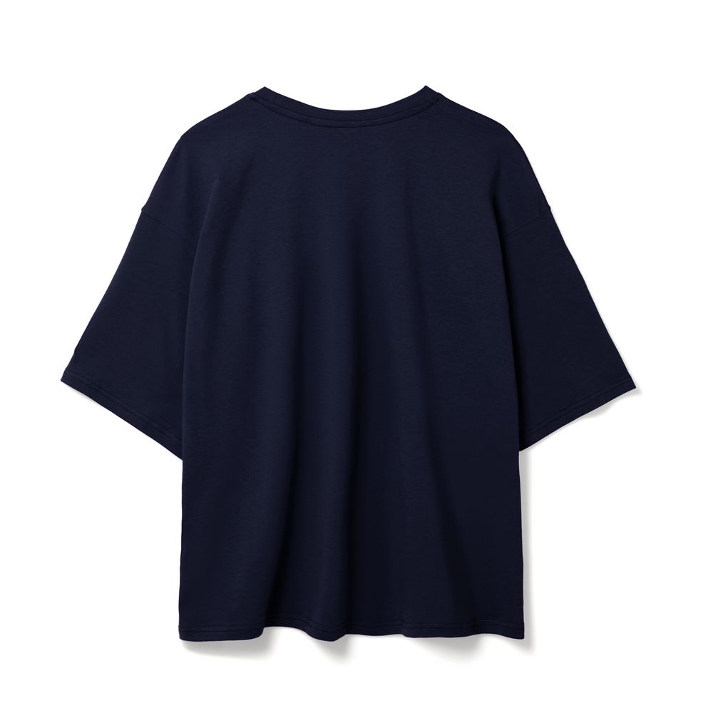 Футболка унисекс оверсайз Street Vibes, темно-синяя-1