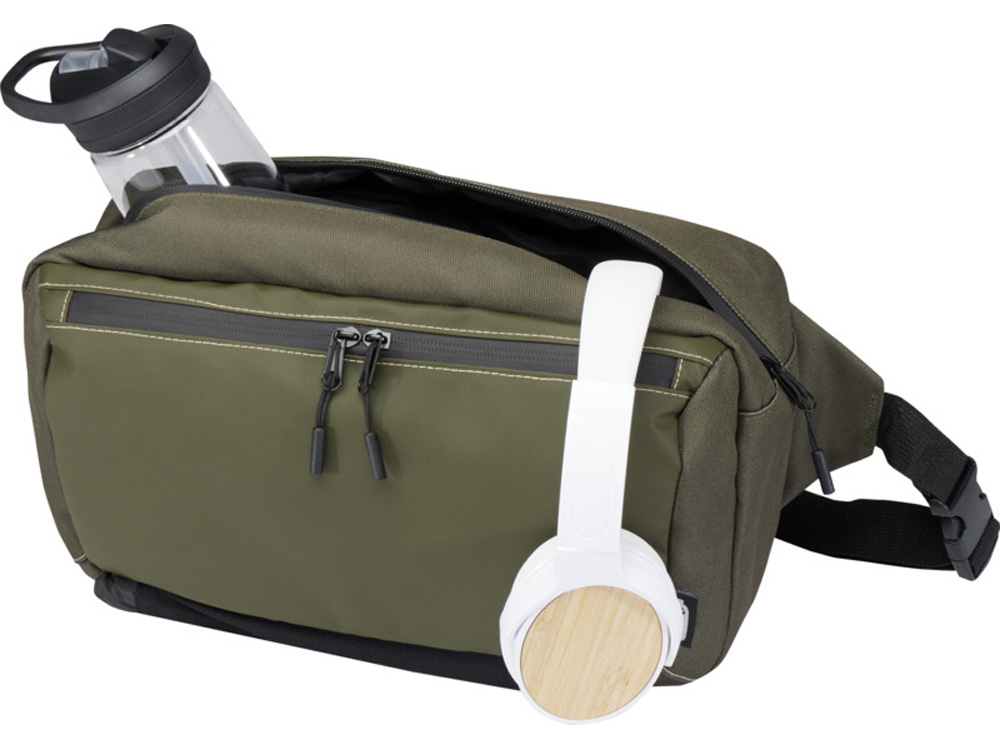 Roam модульная сумка-слинг из переработанных материалов, сертифицированных согласно GRS - Зеленый-3