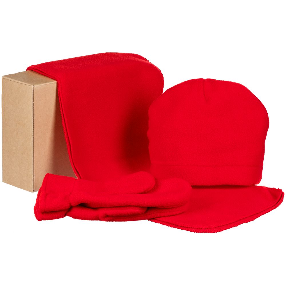 Набор Fleecy, красный-0