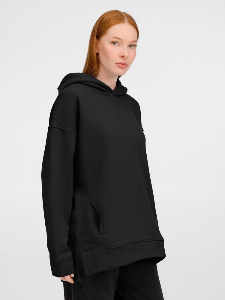 Худи оверсайз унисекс Tolla, черное-6