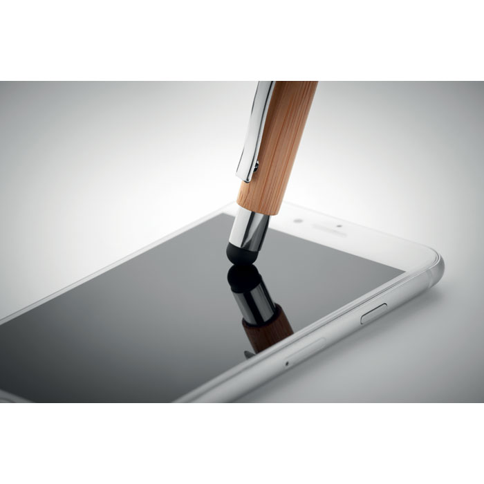 Бамбуковая ручка стилус, древесный-5