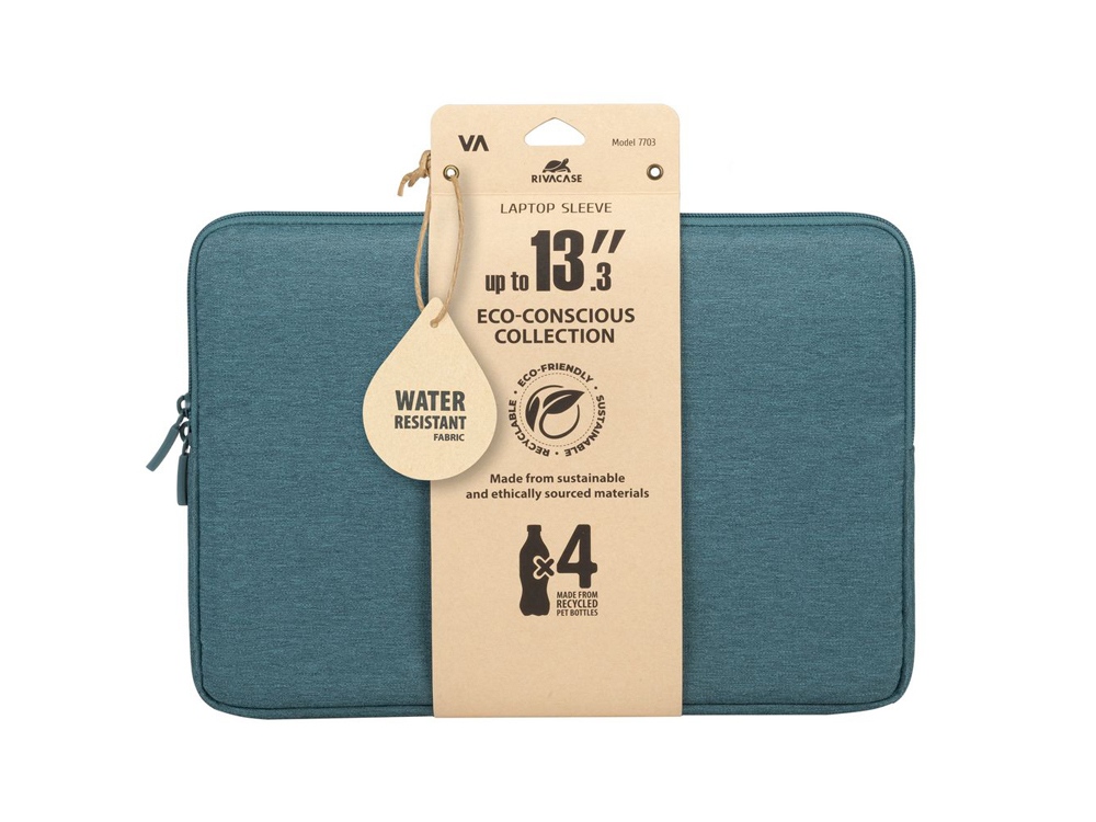 RIVACASE 7703 aquamarine ECO чехол для ноутбука 13.3-14 / 12-4