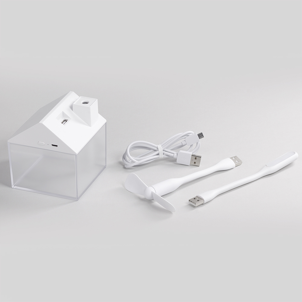 Светодиодный USB увлажнитель Home, Белый-6