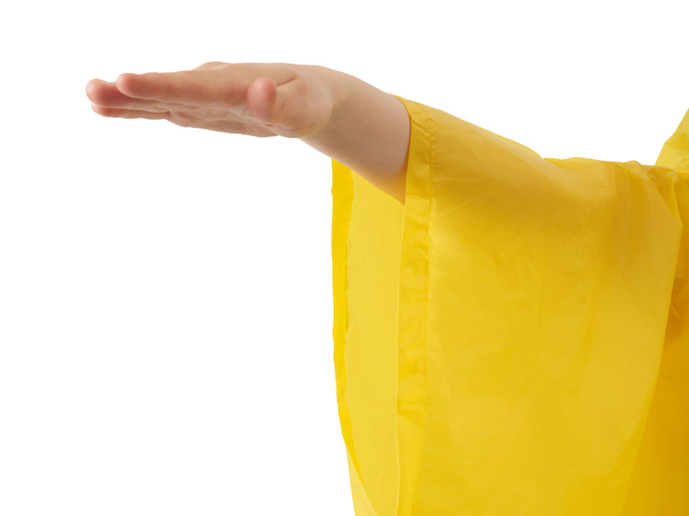 Пончо Hawaii c чехлом унисекс, желтый-6