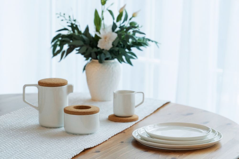 Чайная пара Riposo, белая-6