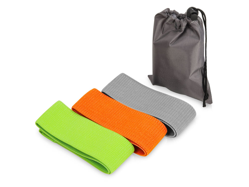 Набор тканевых фитнес резинок, 5см-0