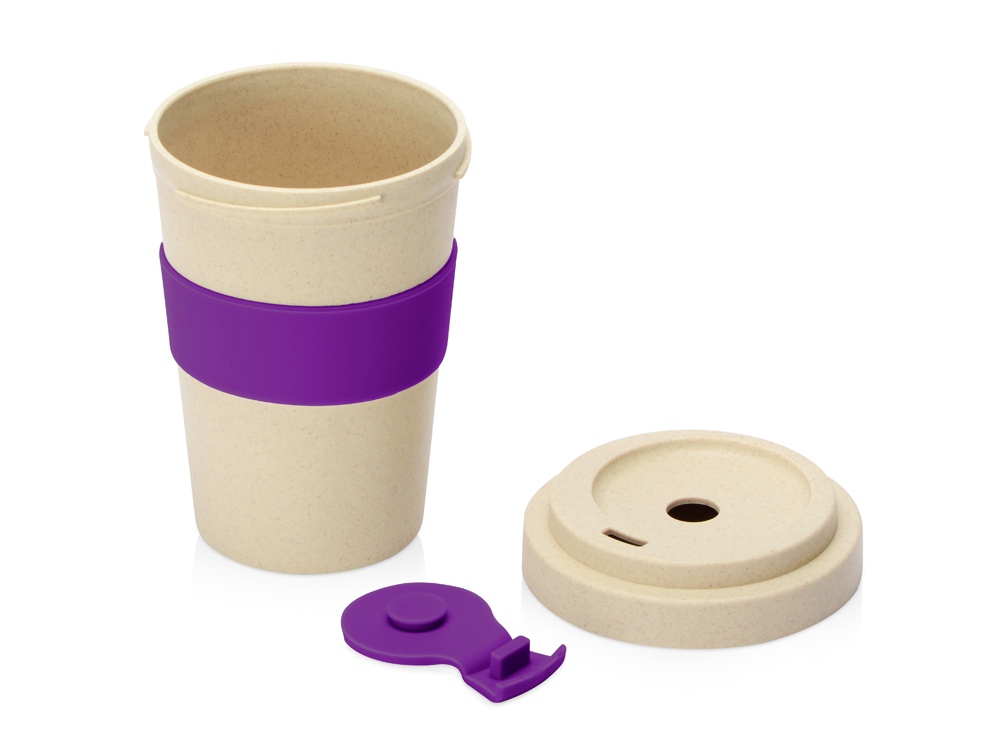 Стакан из пшеничного волокна Flava, фиолетовый 2603C-2