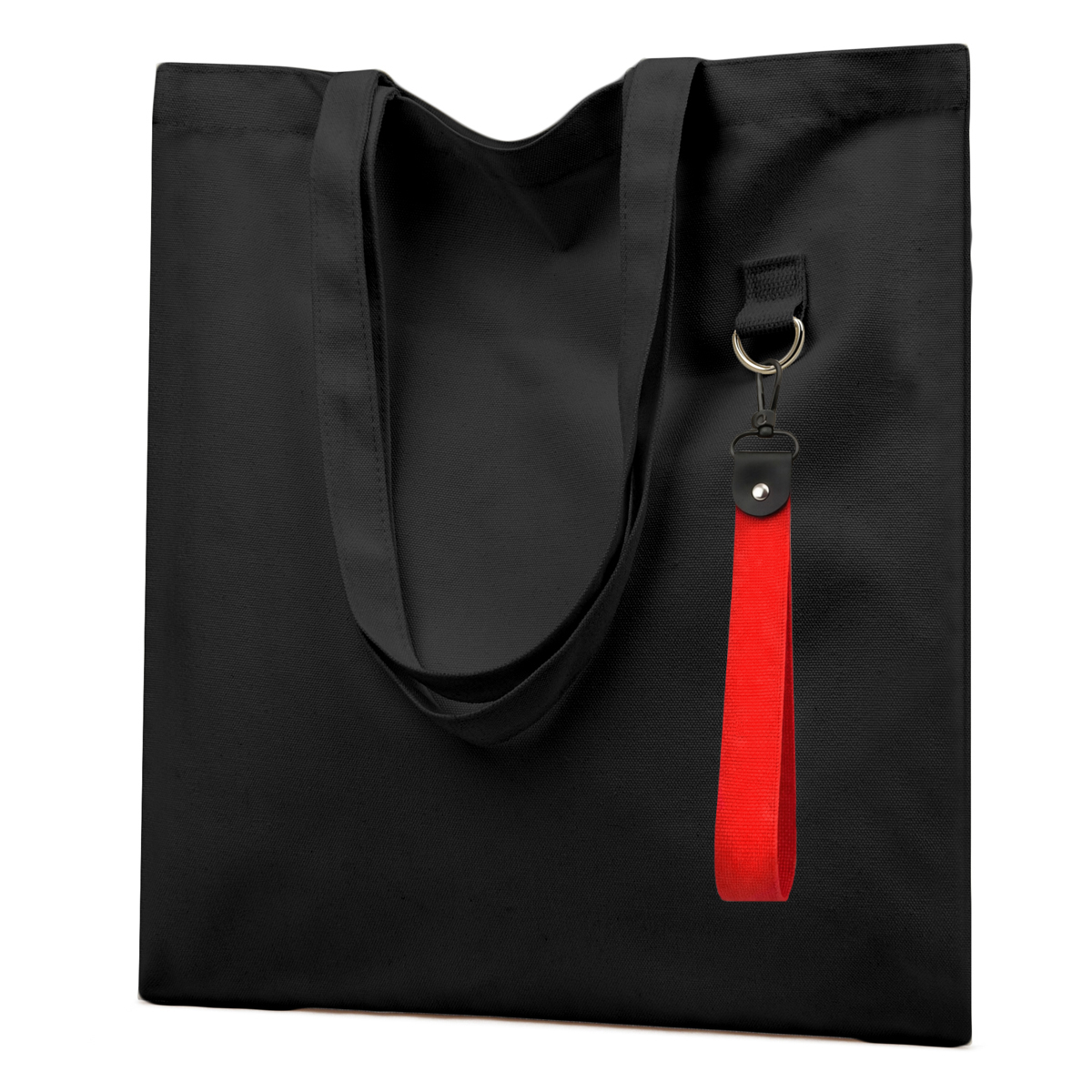 Сумка для покупок LUMISSA 325 г/м² с ремувкой, Чёрный/Красный-0