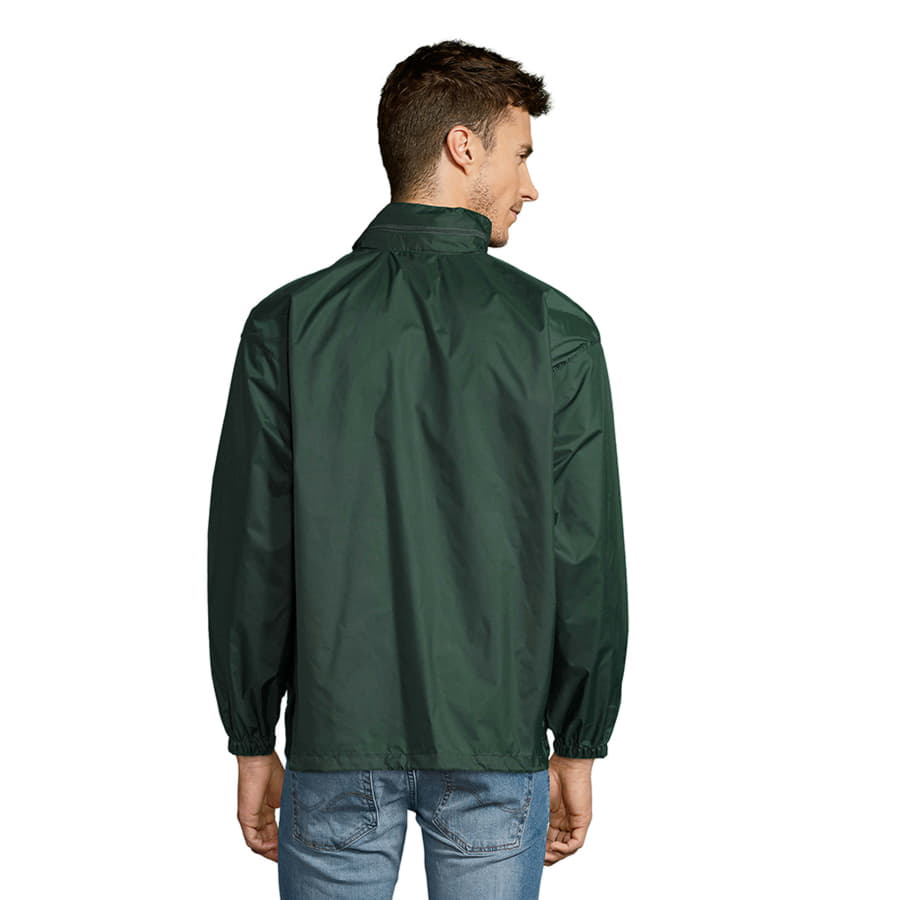 Ветровка водоотталкивающая унисекс SURF, темно-зелёный-7