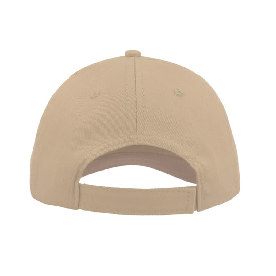 Бейсболка START SIX, 6 клиньев, застежка на липучке, бежевый-5