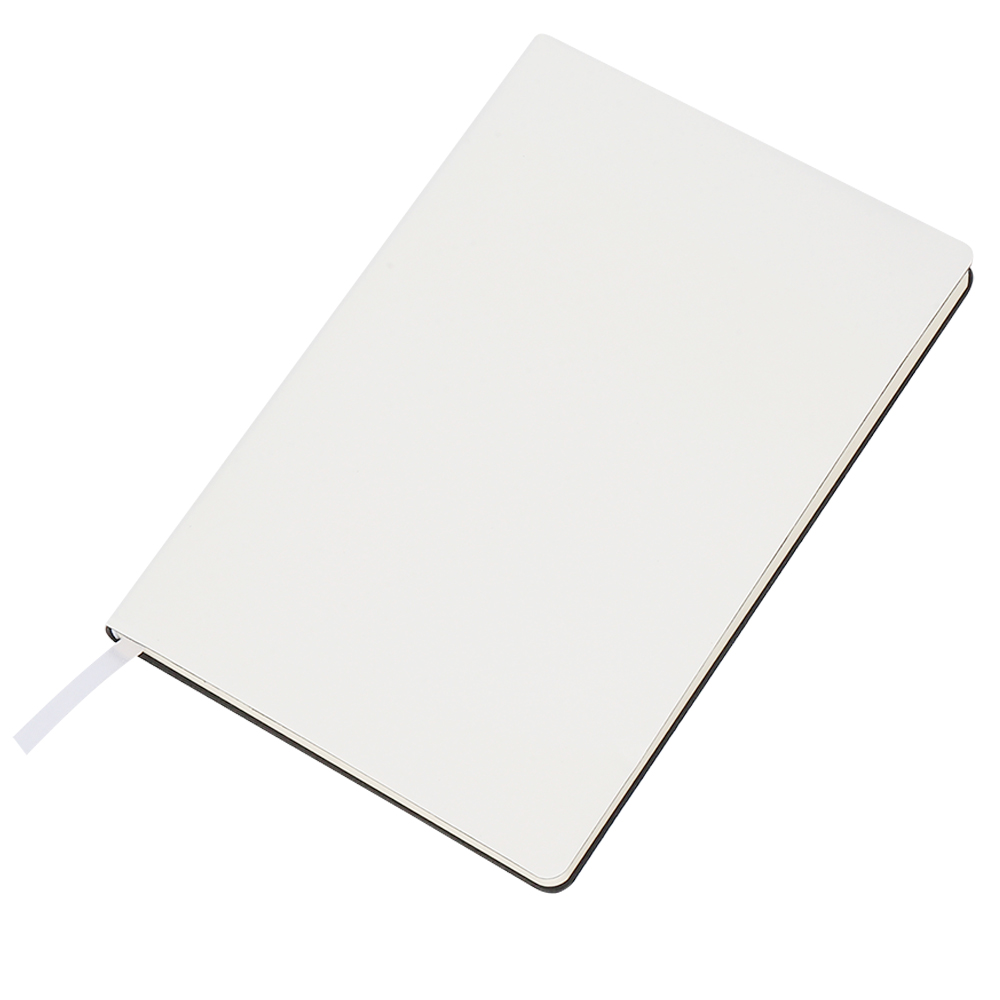 Ежедневник A5 недатированный Simflex в мягком переплёте, Белый-1