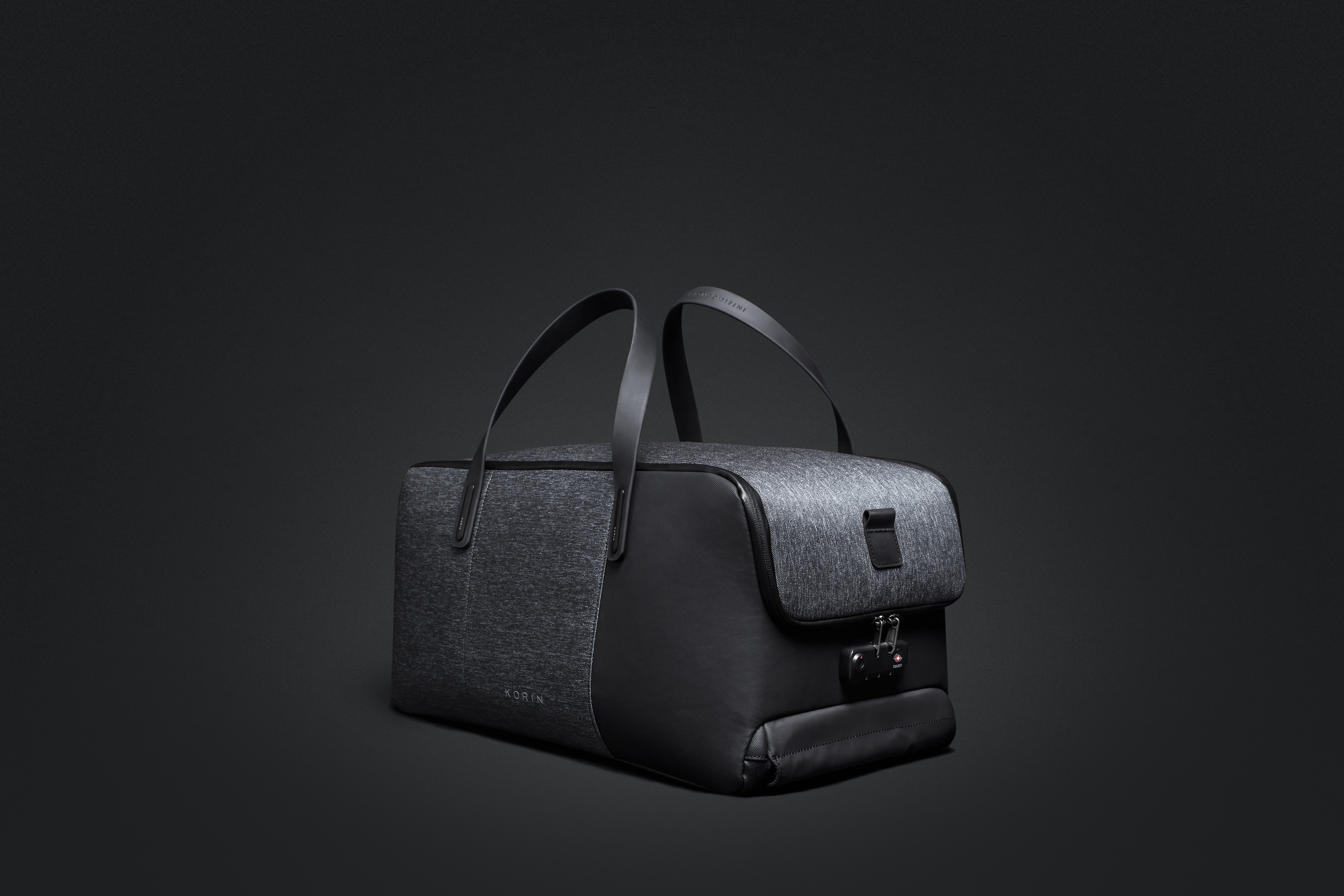 Дорожная сумка FlexPack Go 53х23х26 см, темно-серая-12