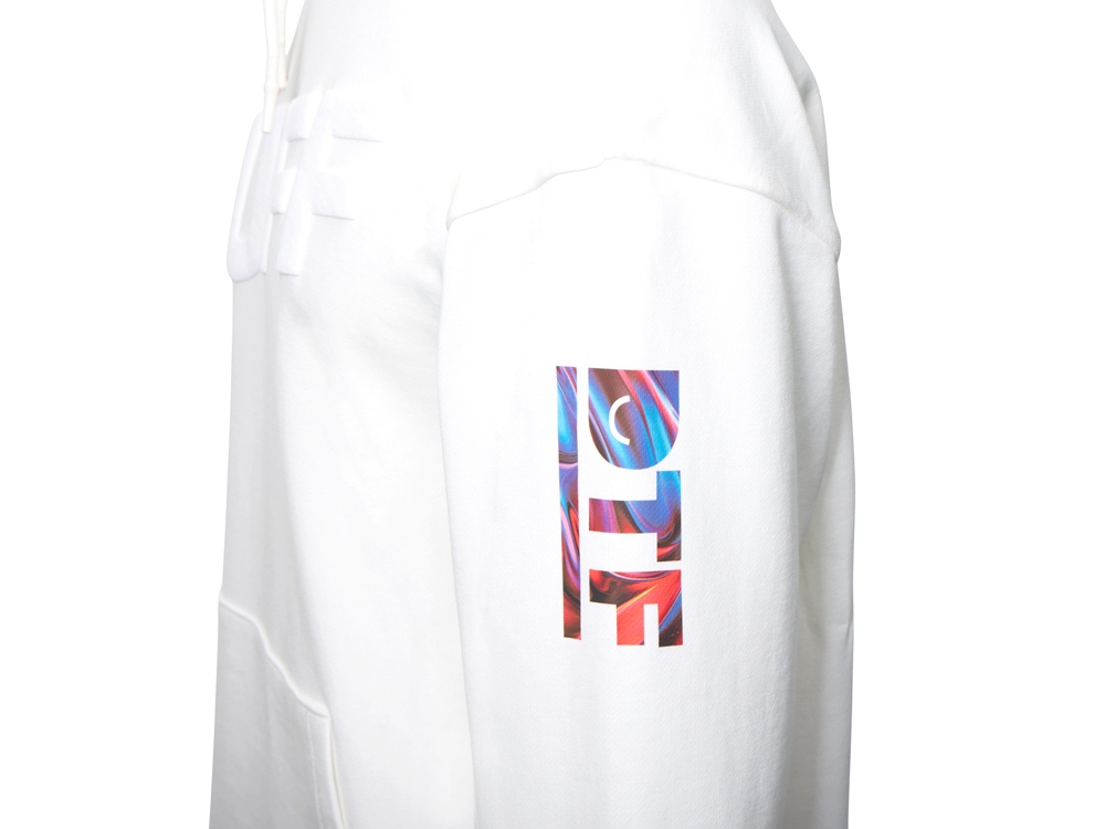 Худи оверсайз Alpha.01 унисекс, молочный, все виды нанесения на текстиле на одной толстовке-6