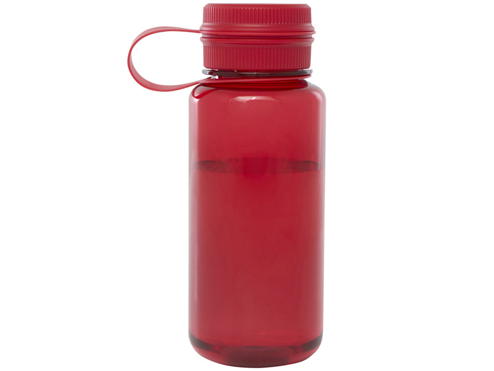 Спортивная бутылка Ryder из переработанного ПЭТ-пластика объемом 900 мл с многофункциональной крышкой, сертифицированная RCS - Красный-2