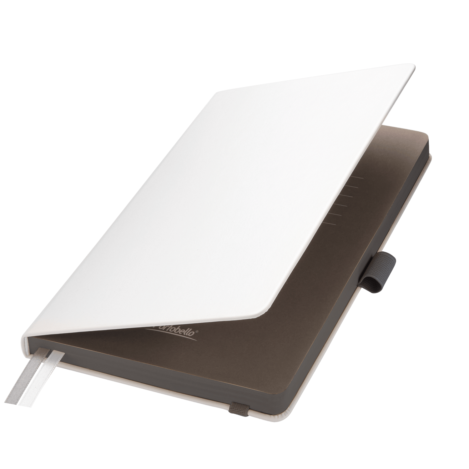 Ежедневник Арктик (Arctic) недатированный, белый/темно-серый-1