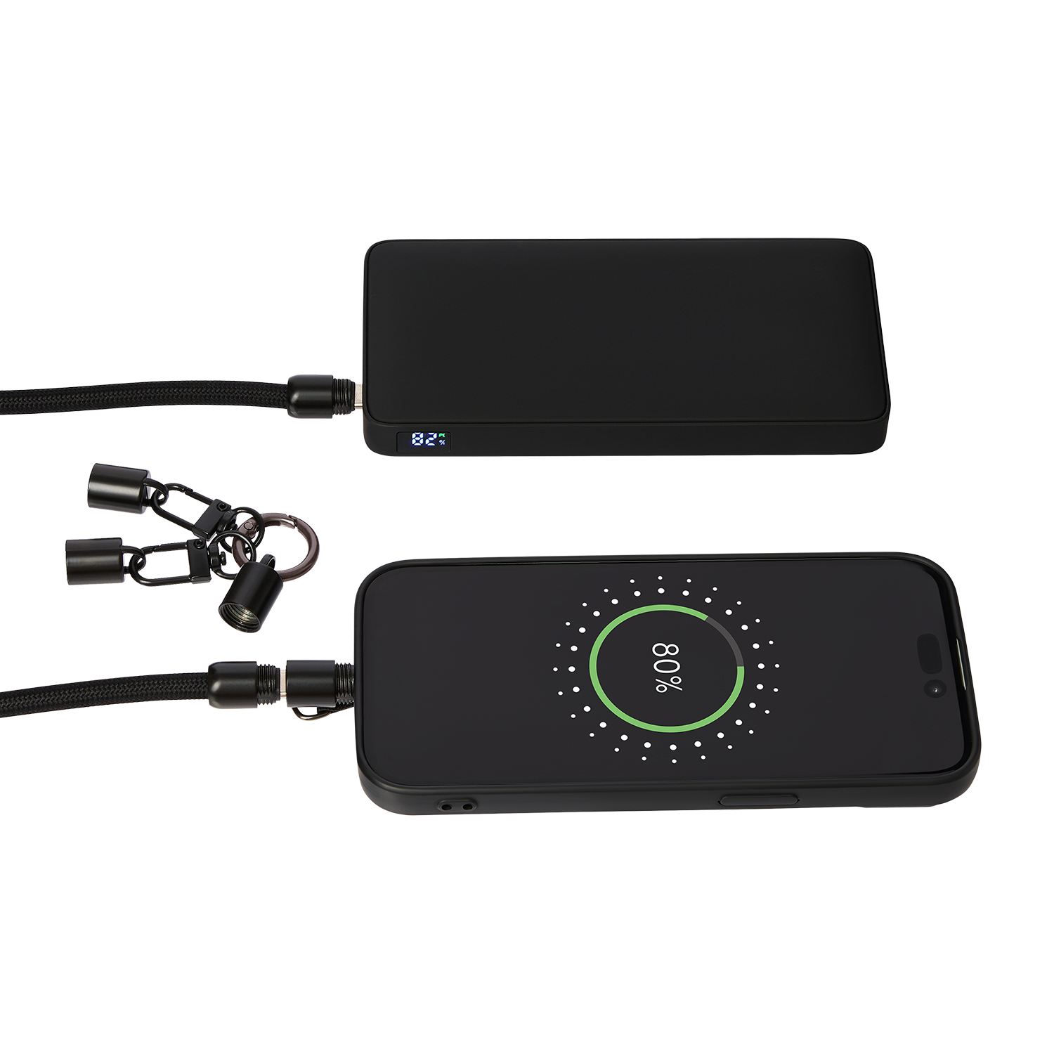 Кабель-ланьярд Voltrix, черный-5