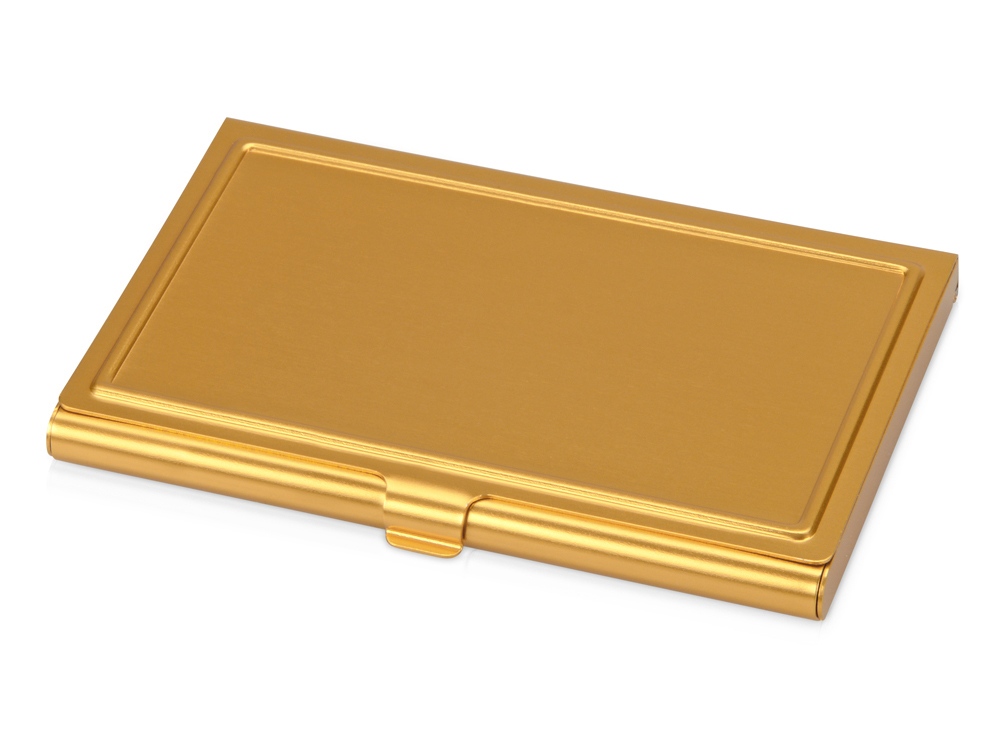 Визитница Lexx, золотистый матовый-0
