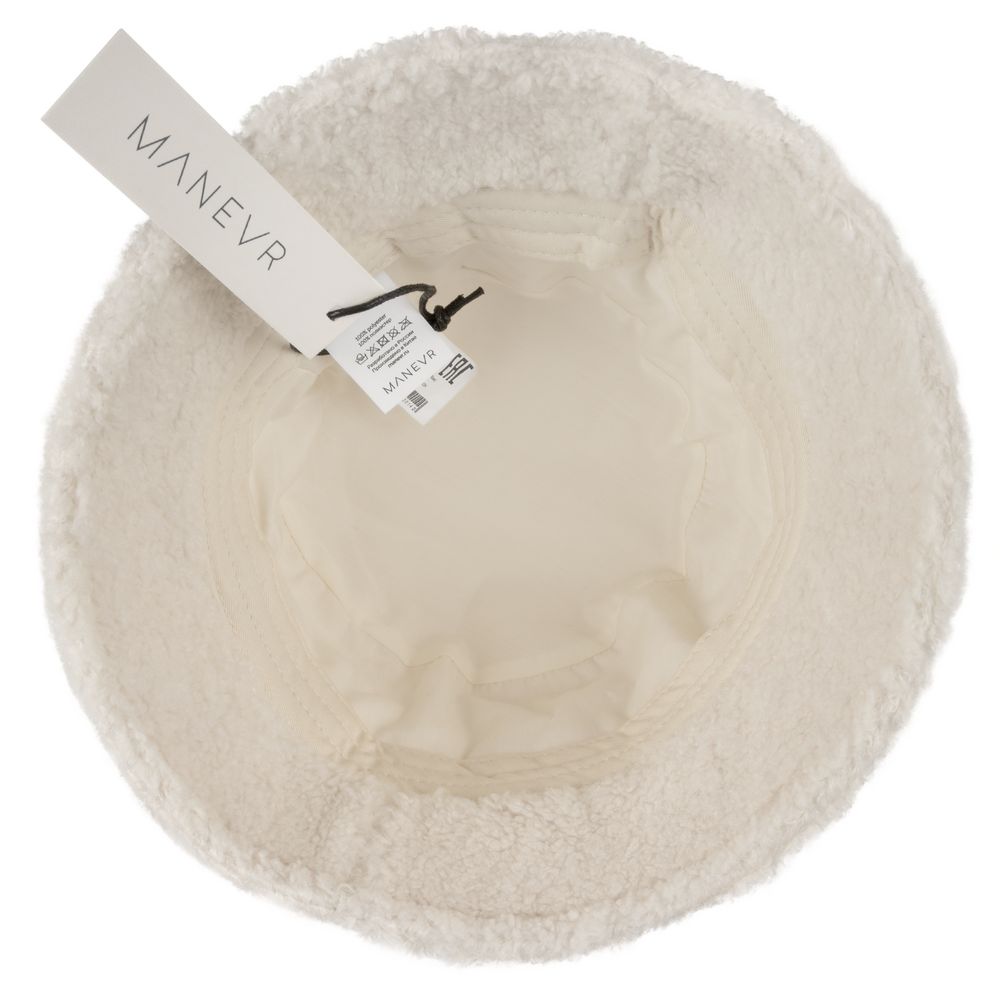 Панама Oblako, утепленная, молочно-белая-1