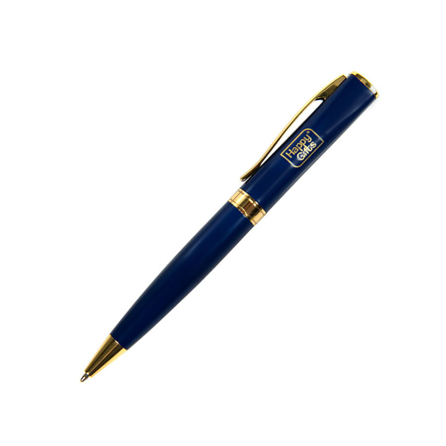 Ручка шариковая WIZARD GOLD, темно-синий-1