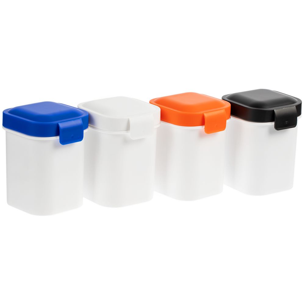 Ланчбокс для снеков Lunch Crunch, белый с черным-3