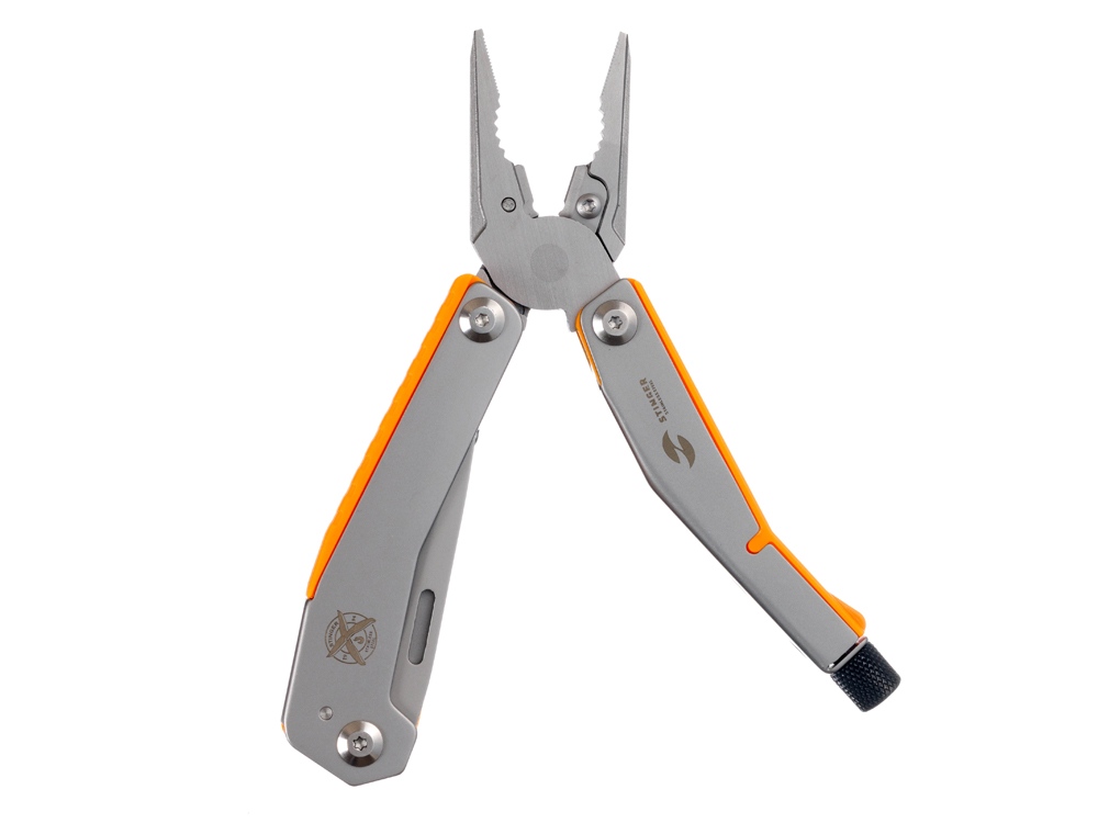 Мультитул Stinger, 102 мм, 8 функций, сталь/АБС-пластик, оранжевый, в комплекте нейлоновый чехол-2