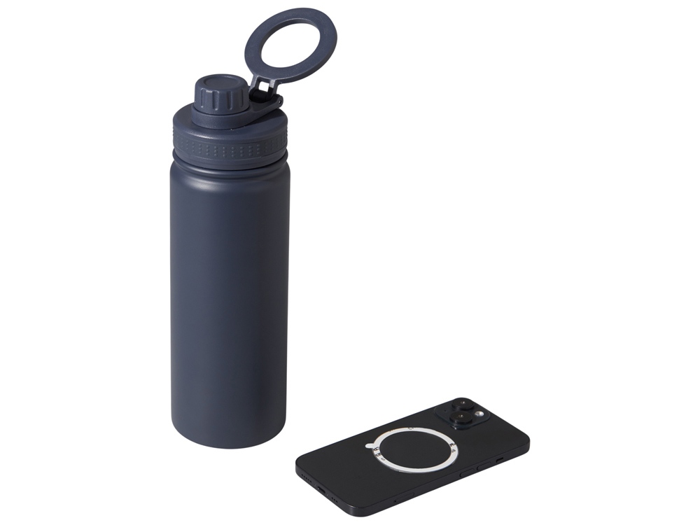 Вакуумная термобутылка с magsafe-держателем INSIDER, 600 мл, синий-2