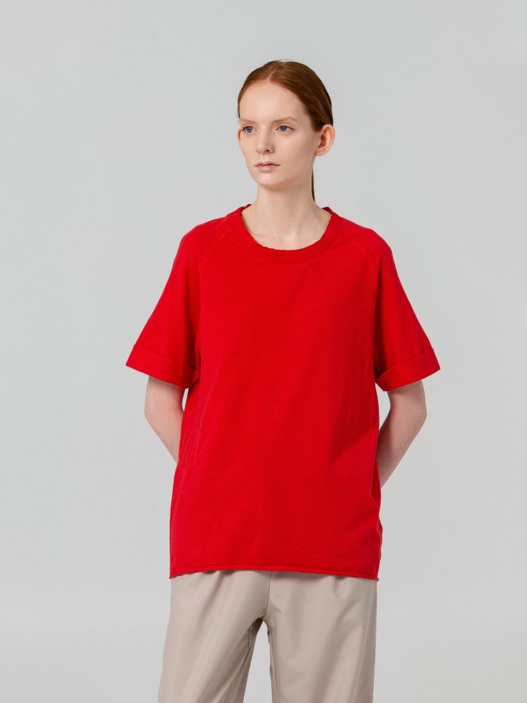 Футболка унисекс Vozduh 1.0, красная-1