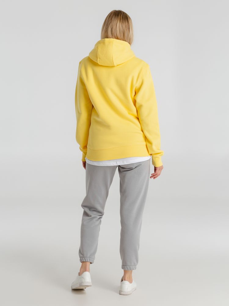 Толстовка с капюшоном унисекс King, желтая-7