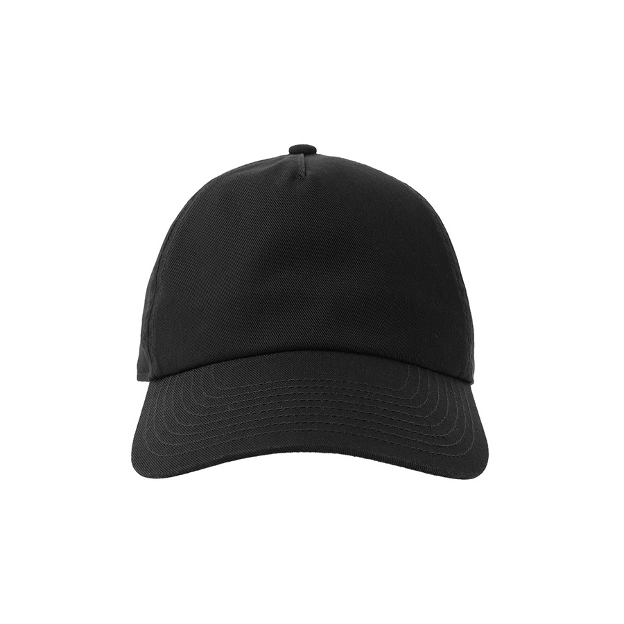 Бейсболка DAD HAT-S, 6 клиньев, металлическая застежка, черный-2