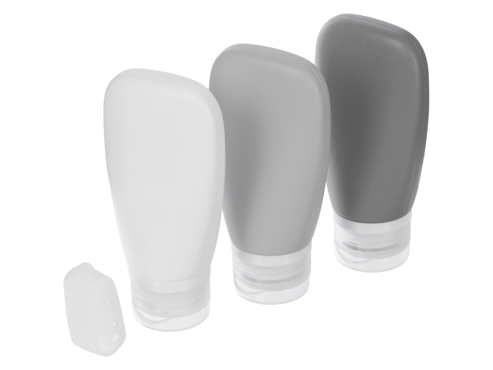 Набор емкостей для путешествия с колпачком для зубной щетки-4