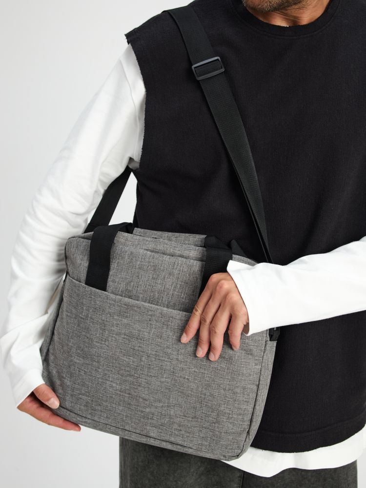 Сумка для ноутбука Delegate, серая-8