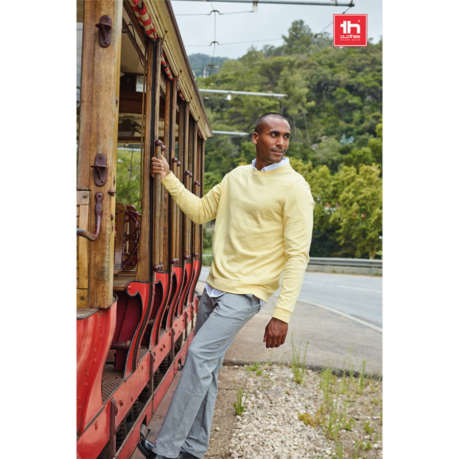 Толстовка унисекс COLOMBO 240, серый меланж-1