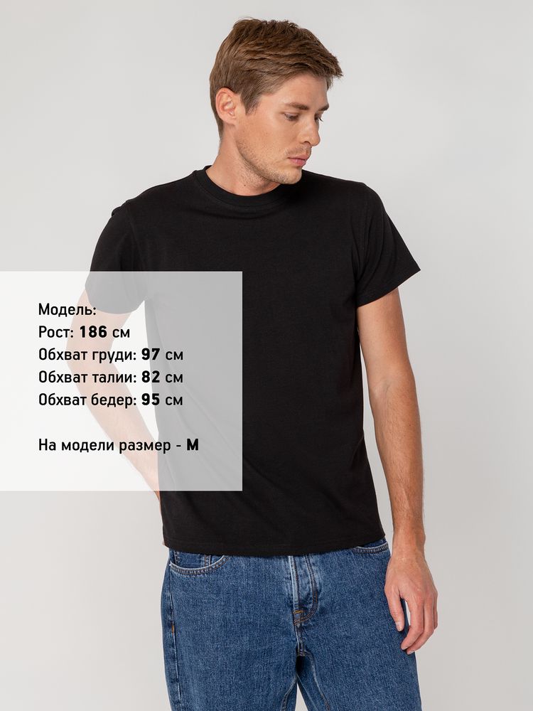 Футболка мужская T-bolka Stretch, черная-2