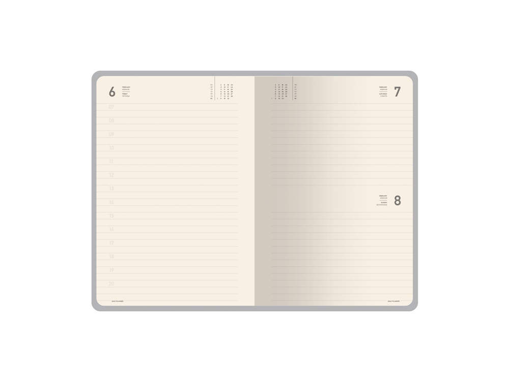 Ежедневник А5 датированный Megapolis Loft на 2026, черный-7