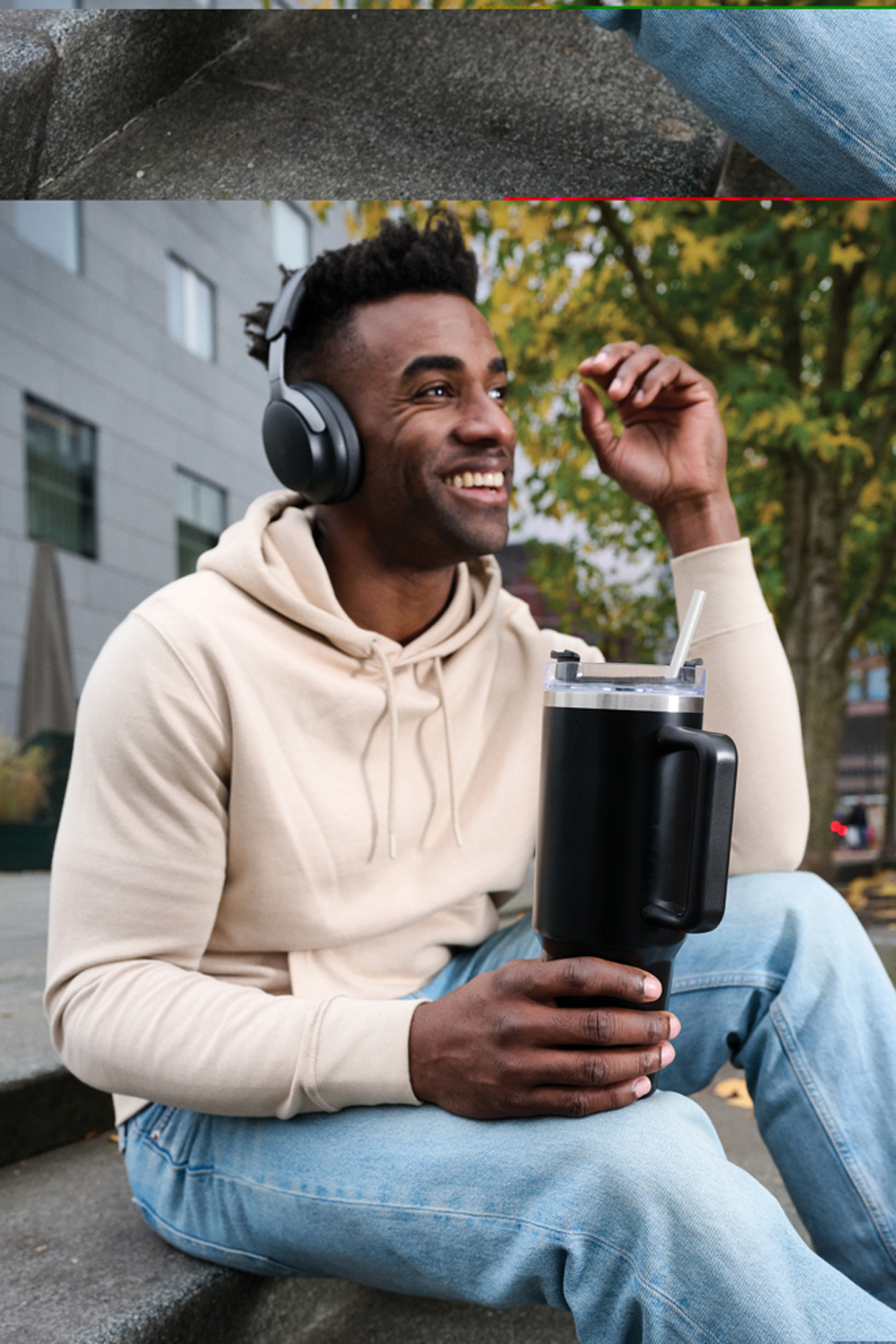 Термокружка Peakflow из переработанной стали RCS, 1.2 л-4