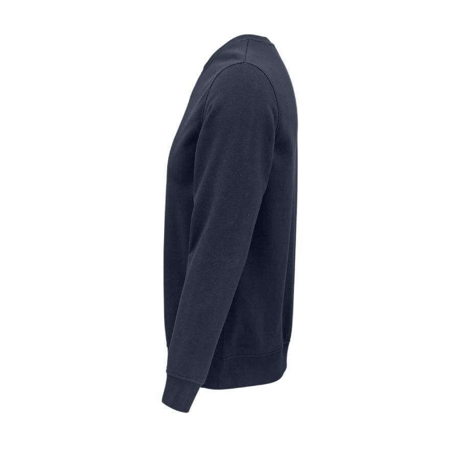Толстовка свитшот унисекс COMET 280 из органического хлопка, темно-синий-3